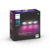 Philips Hue Xamento 3er Set Einbauleuchte LED Chrom, 3-flammig