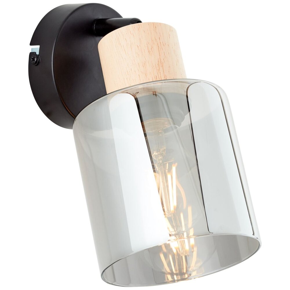 Brilliant Weald Wandleuchte Schwarz, 1-flammig main product photo