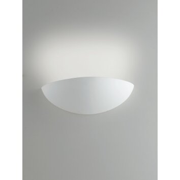 Luce Design Moritz Wandleuchte mit handelsüblichen Farben bemalbar, Weiß, 1-flammig