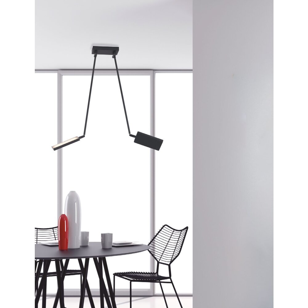 Luce Design Book Deckenleuchte LED Schwarz, 2-flammig main product photo