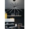 Luce Design Shanghai Pendelleuchte LED Schwarz, 8-flammig