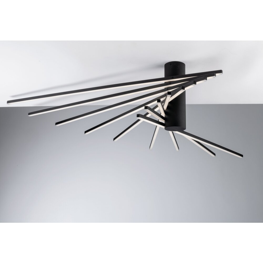 Luce Design Shanghai Deckenleuchte LED Schwarz, 9-flammig main product photo