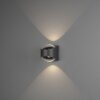 Konstsmide Bitonto Außenwandleuchte LED Anthrazit, 2-flammig