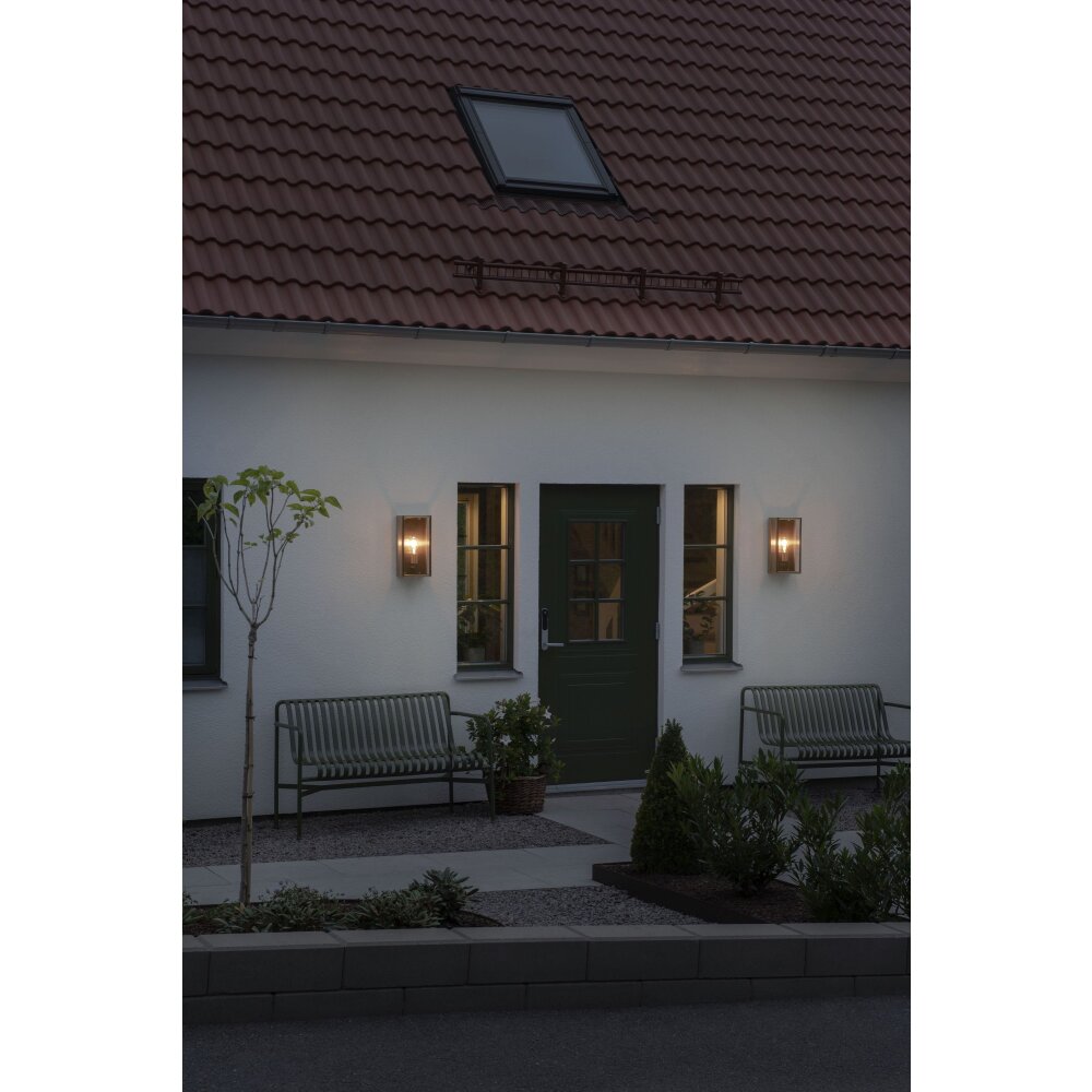 Konstsmide Carpi Außenwandleuchte Messing, 1-flammig main product photo