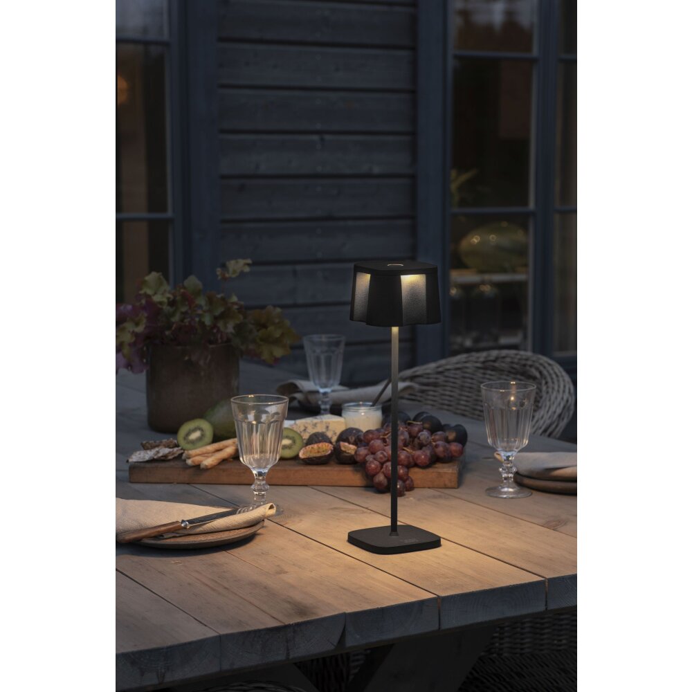 Konstsmide Nice Außentischleuchte LED Schwarz, 5-flammig main product photo