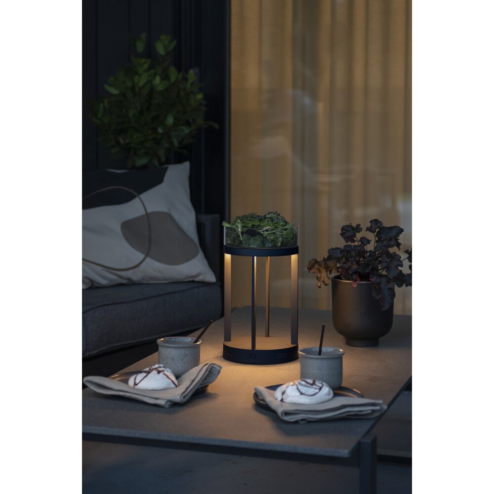 Konstsmide Chieti Außentischleuchte LED Schwarz, 1-flammig main product photo