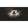Philips Hue Buckram Deckenleuchte LED Weiß, 4-flammig, Fernbedienung