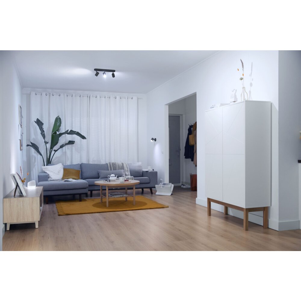 Philips WiZ IMAGEO Deckenleuchte LED Schwarz, 3-flammig, Farbwechsler main product photo