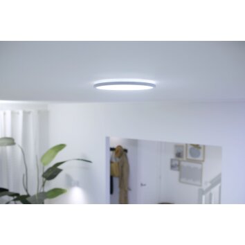 Philips WiZ Super Slim Deckenleuchte LED Weiß, 1-flammig