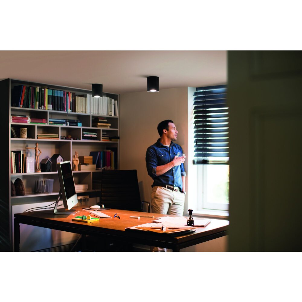 Philips Hue Pillar Deckenleuchte LED Schwarz, 1-flammig main product photo