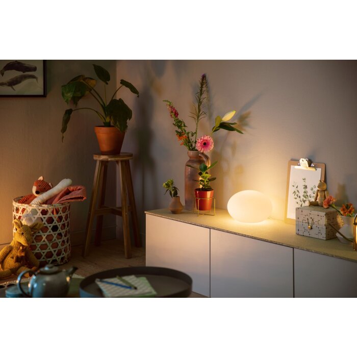 Philips Hue Flourish Tischleuchte LED Weiß, 1-flammig, Farbwechsler