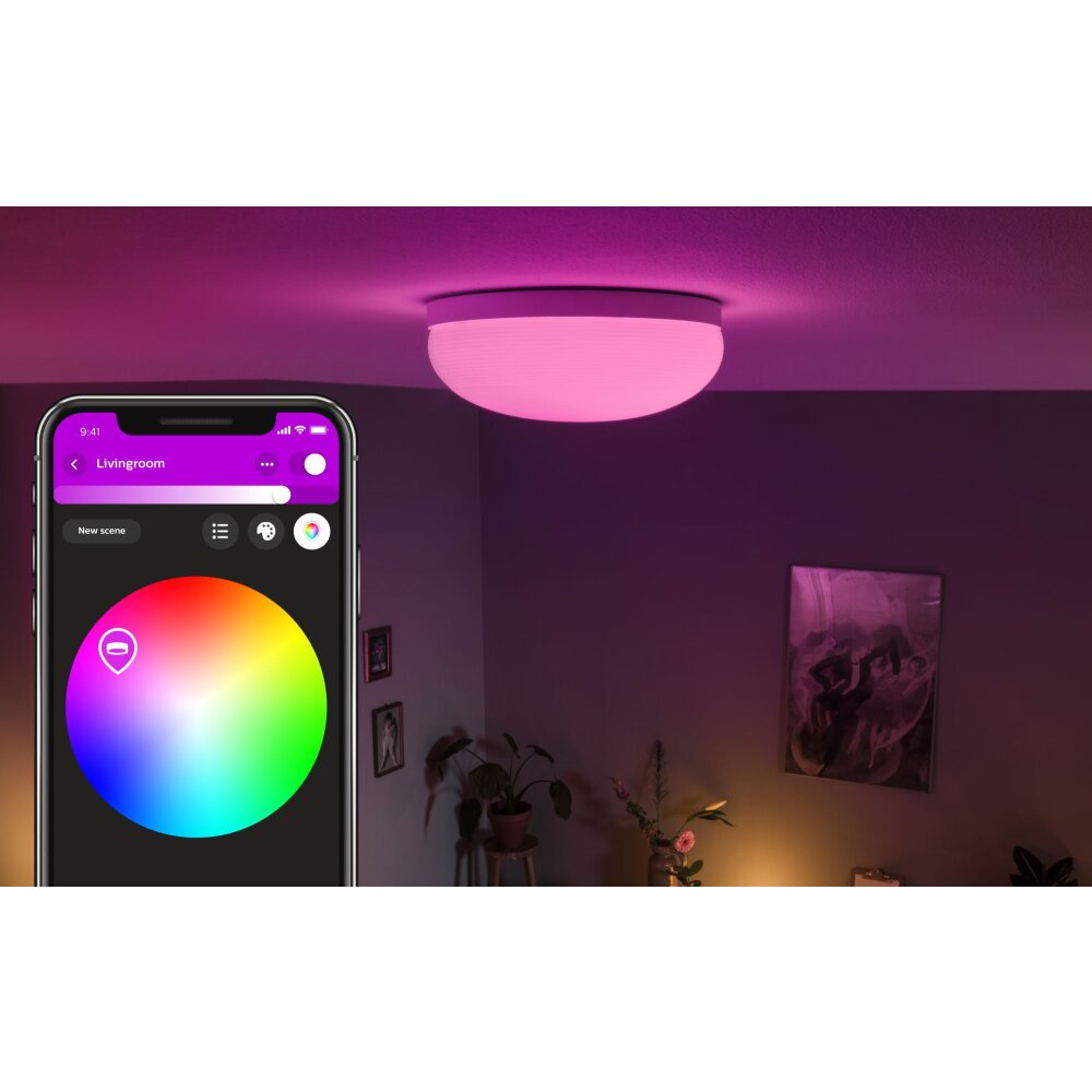 Philips Hue Flourish Deckenlampe LED Weiß, 1-flammig, Farbwechsler main product photo