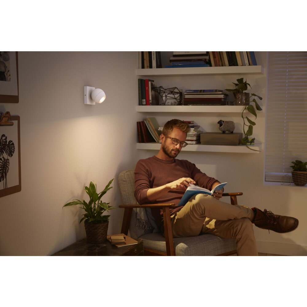 Philips Hue Buckram Deckenleuchte LED Weiß, 1-flammig main product photo