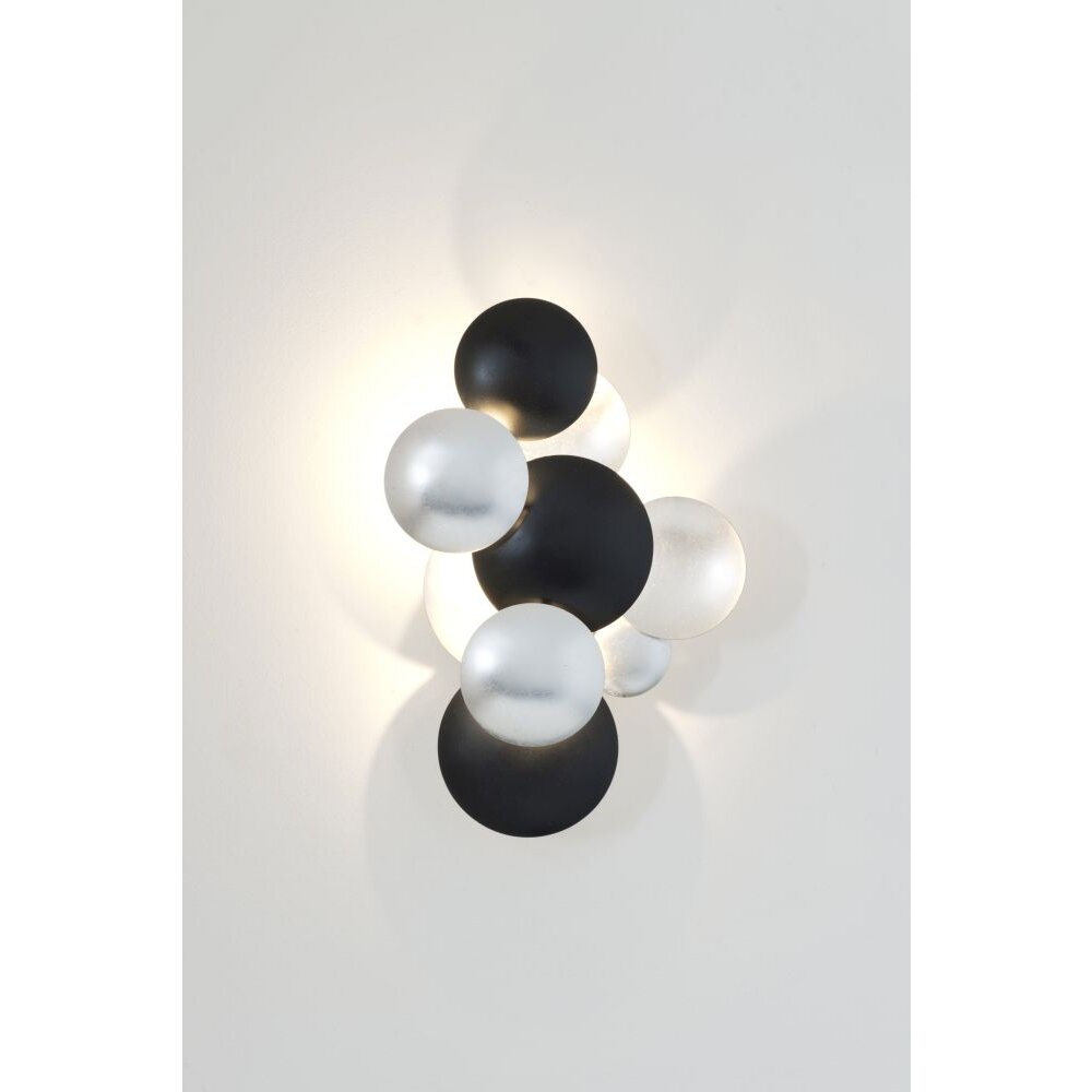 Holländer BOLLADARIA PICCOLO Wandleuchten LED Schwarz, Silber, 3-flammig main product photo