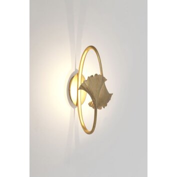 Holländer GRACIOSO Wandleuchten LED Gold, 2-flammig