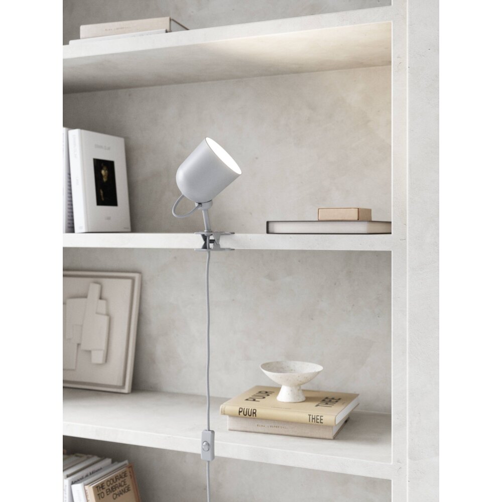 Design For The People by Nordlux ANGLE Klemmleuchte Grau, 1-flammig main product photo