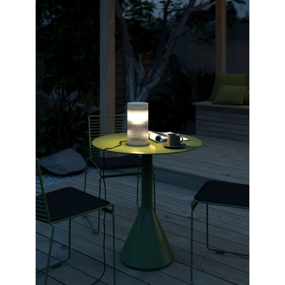 Nordlux COUPAR Außentischleuchte Beige, Transparent, Klar, 1-flammig main product photo