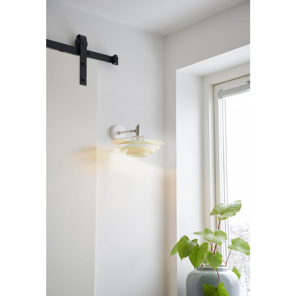Nordlux BRETAGNE Wandleuchte Weiß, 1-flammig main product photo