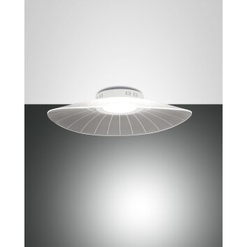 Fabas Luce Vela Deckenleuchte LED Weiß, 1-flammig