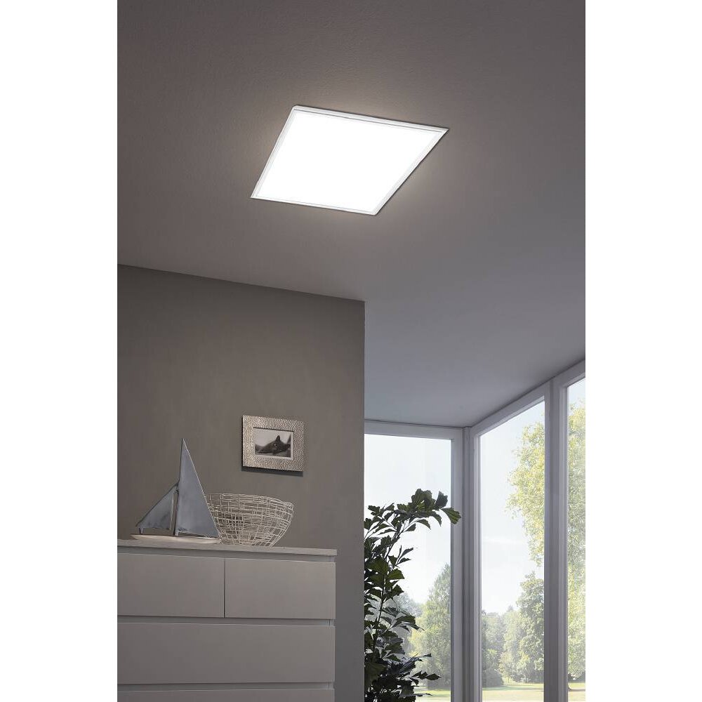 Eglo Leuchten SALOBRENA-C Deckenpanel LED Weiß, 1-flammig, Fernbedienung, Farbwechsler main product photo
