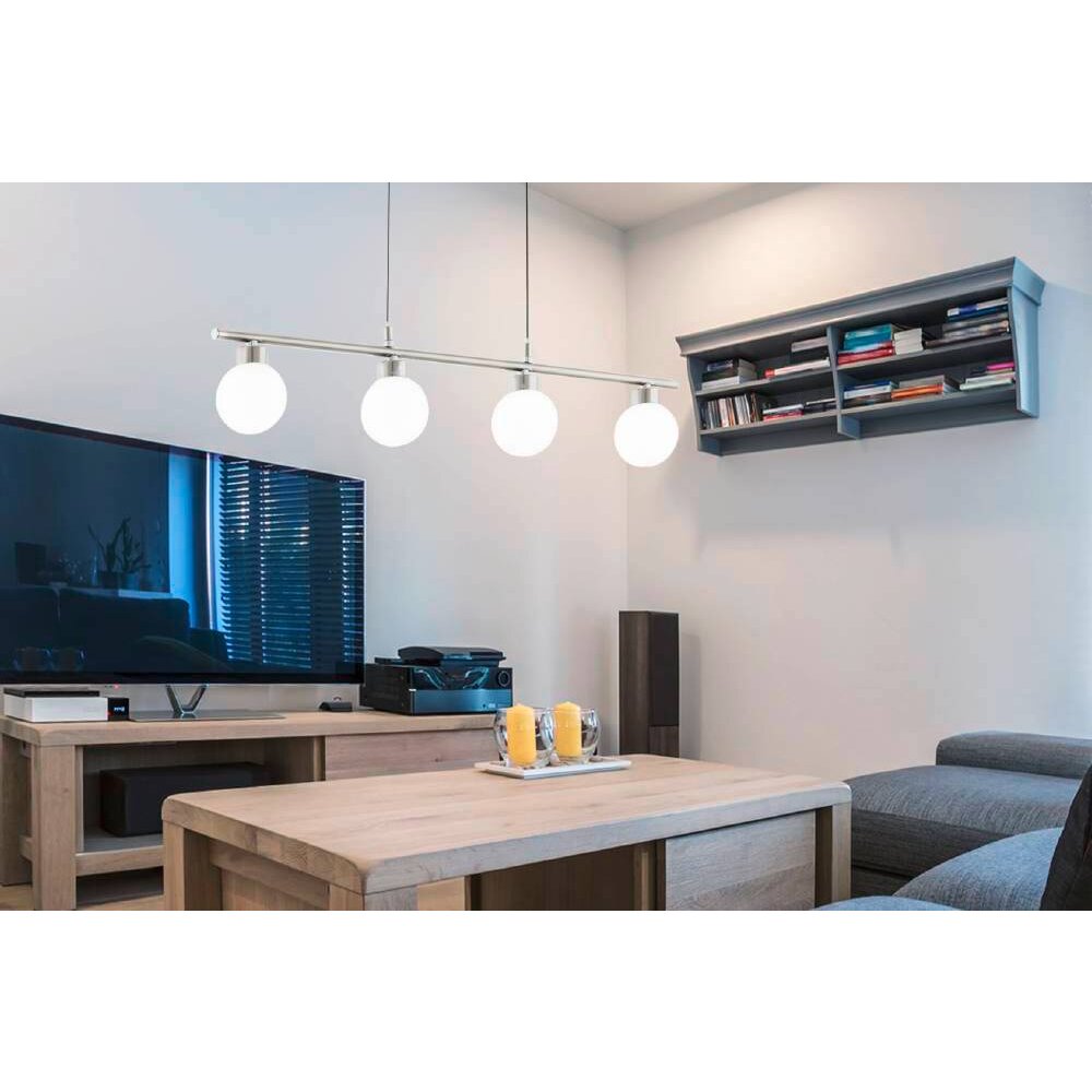 Eglo Leuchten BORRIOL Pendelleuchte LED Nickel-Matt, 4-flammig main product photo