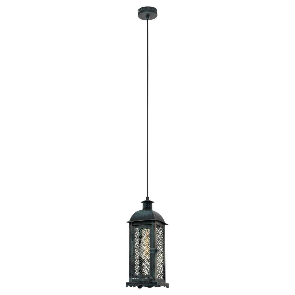 Eglo LISBURN Hängeleuchte Grün, Schwarz, 1-flammig main product photo