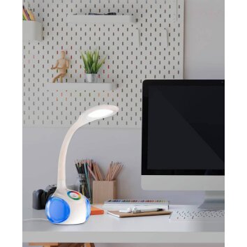 Eglo ARCONES Tischleuchte LED Weiß, 1-flammig, Farbwechsler
