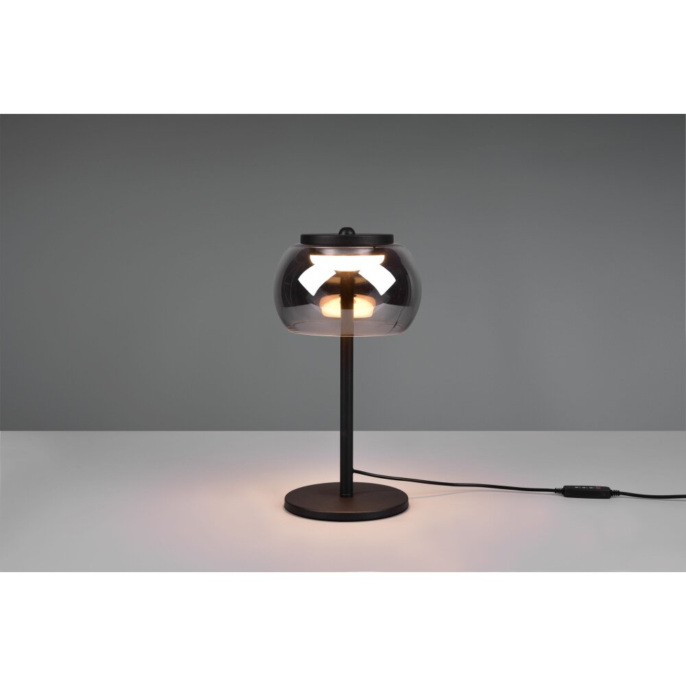 Trio Madison Tischleuchte LED Schwarz, 1-flammig main product photo