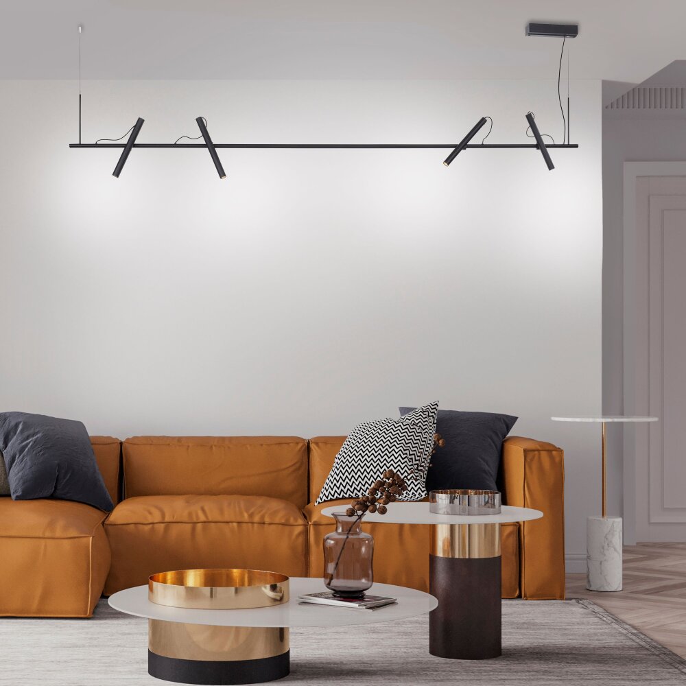 Paul Neuhaus PURE-TUTUA Pendelleuchte LED Schwarz, 4-flammig main product photo