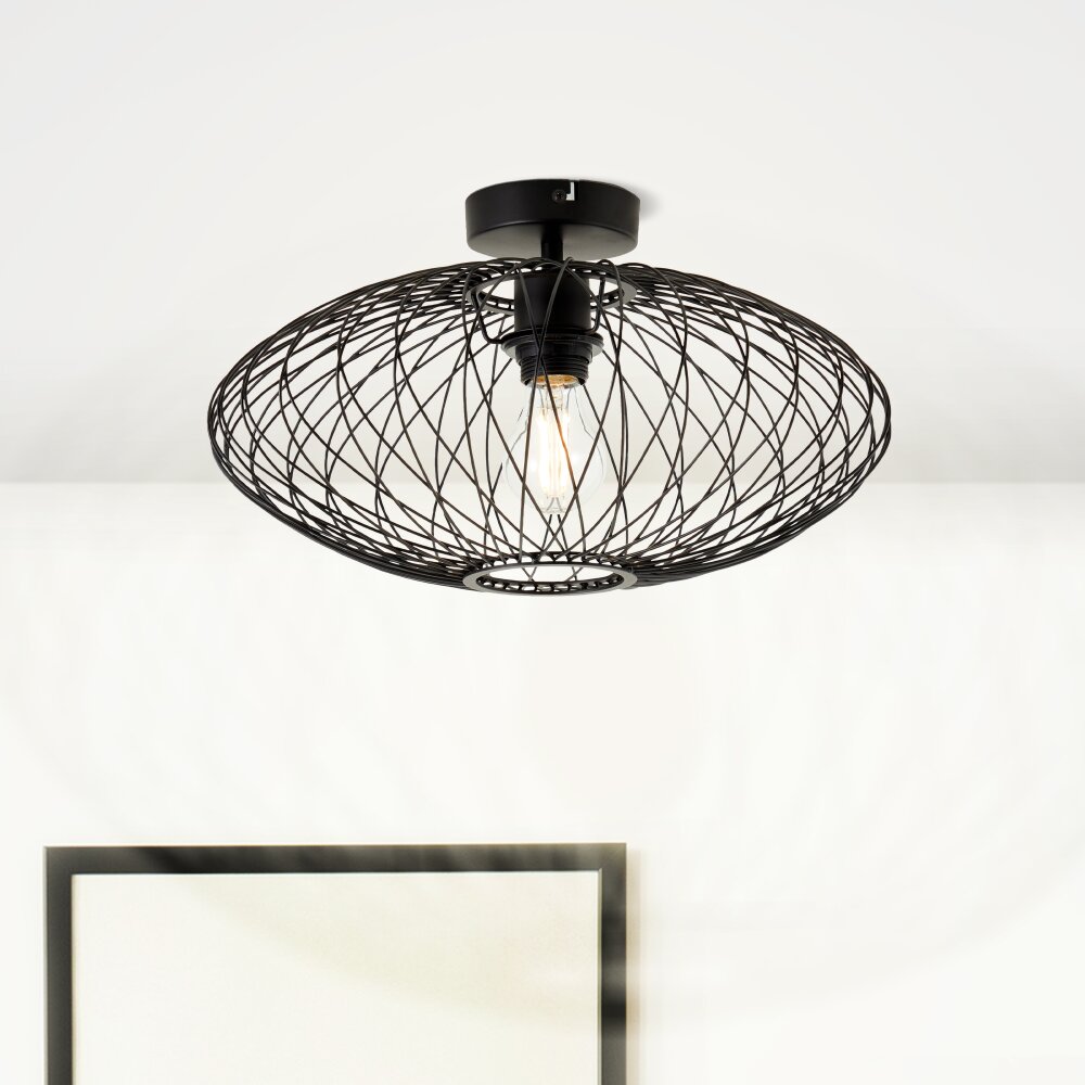 Brilliant Norden Deckenleuchte Schwarz, 1-flammig main product photo