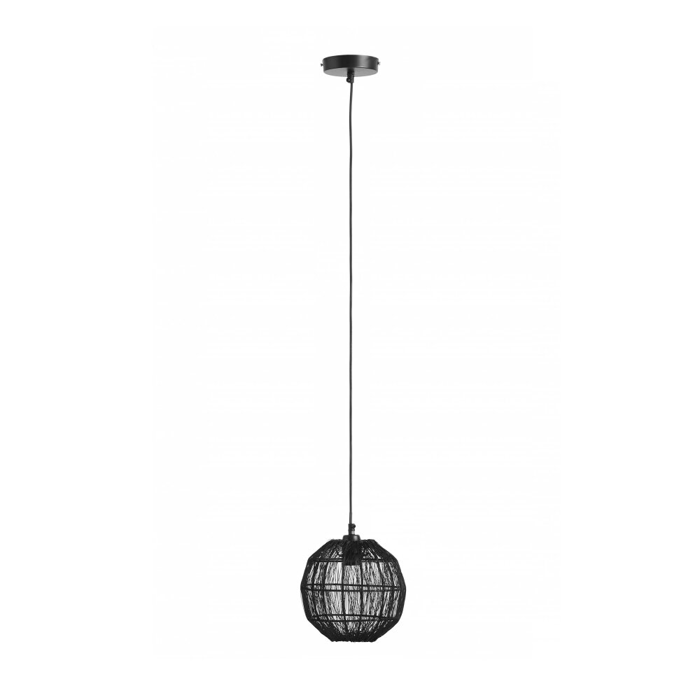 Globo HERMI Hängeleuchte Schwarz, 1-flammig main product photo