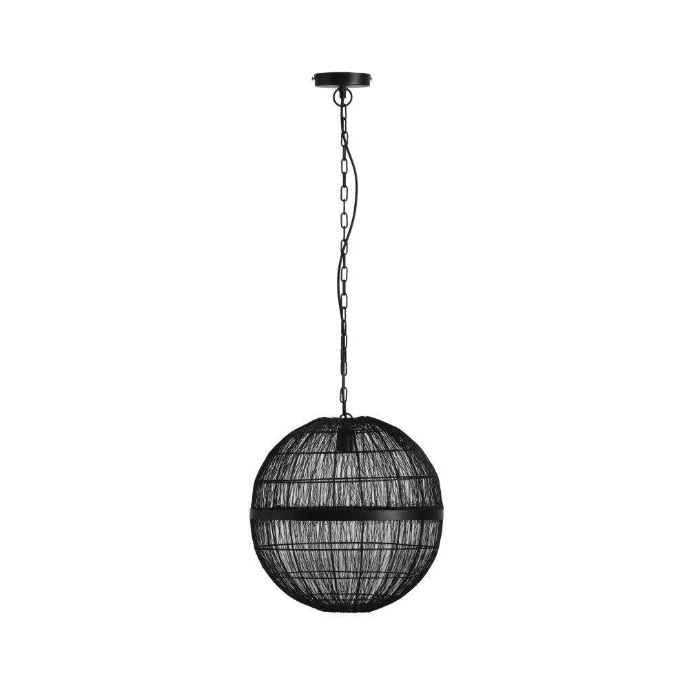 Globo HERMI Hängeleuchte Schwarz, 1-flammig main product photo