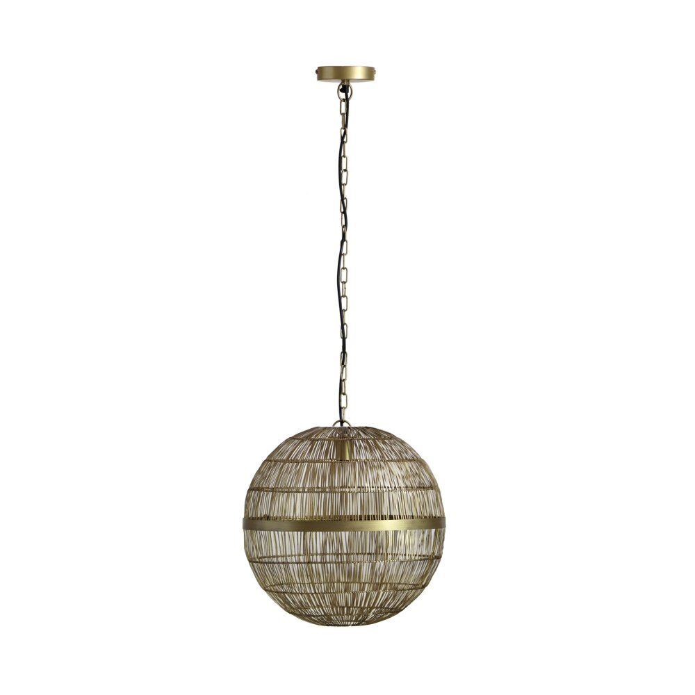 Globo HERMI Hängeleuchte Altmessing, 1-flammig main product photo