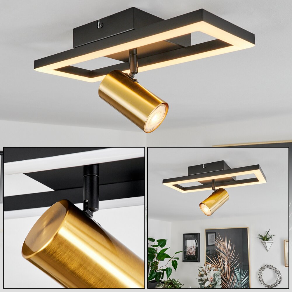 Reboleiro Deckenleuchte LED Schwarz, 2-flammig main product photo