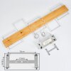 Pompu Pendelleuchte LED Naturfarben, Weiß, 1-flammig