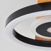 Taboneira Deckenleuchte LED Naturfarben, Schwarz, Weiß, 1-flammig