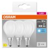 OSRAM CLASSIC P 3er Set LED E14 5,5 Watt 4000 Kelvin 806 Lumen