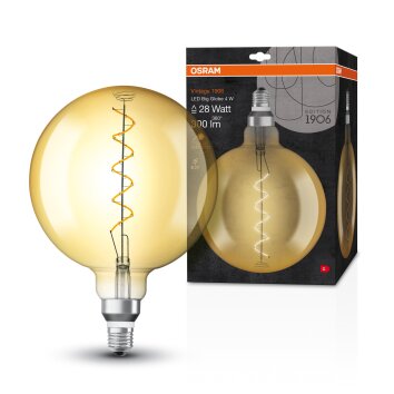 OSRAM Vintage 1906® LED E27 4 Watt 2000 Kelvin 300 Lumen