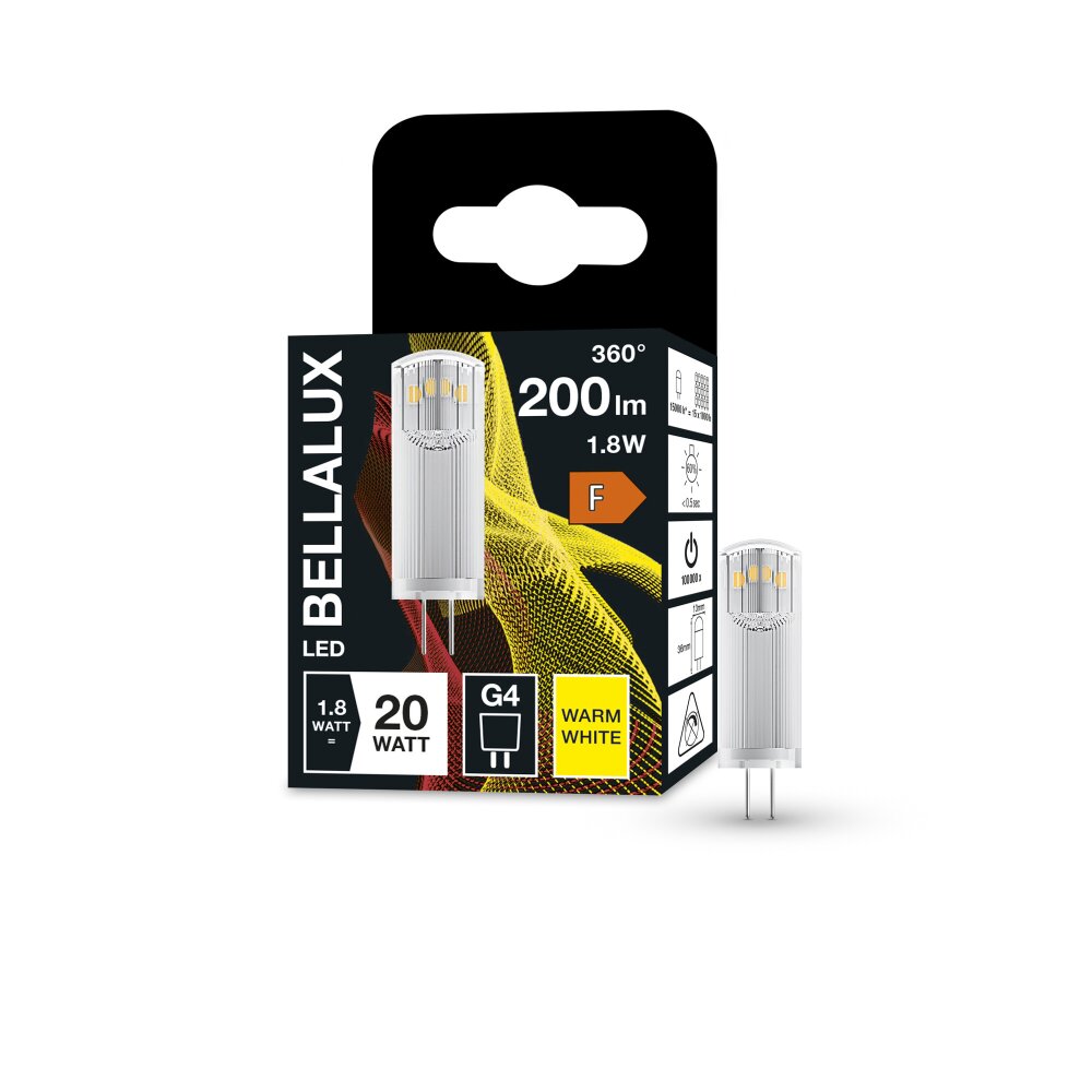 BELLALUX® LED G4 1,8 Watt 2700 Kelvin 200 Lumen main product photo