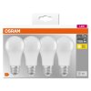 OSRAM CLASSIC A 4er Set LED E27 10 Watt 2700 Kelvin 1055 Lumen