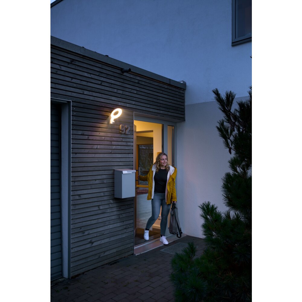 LEDVANCE ENDURA® Außenwandleuchte Edelstahl, 1-flammig, Bewegungsmelder main product photo