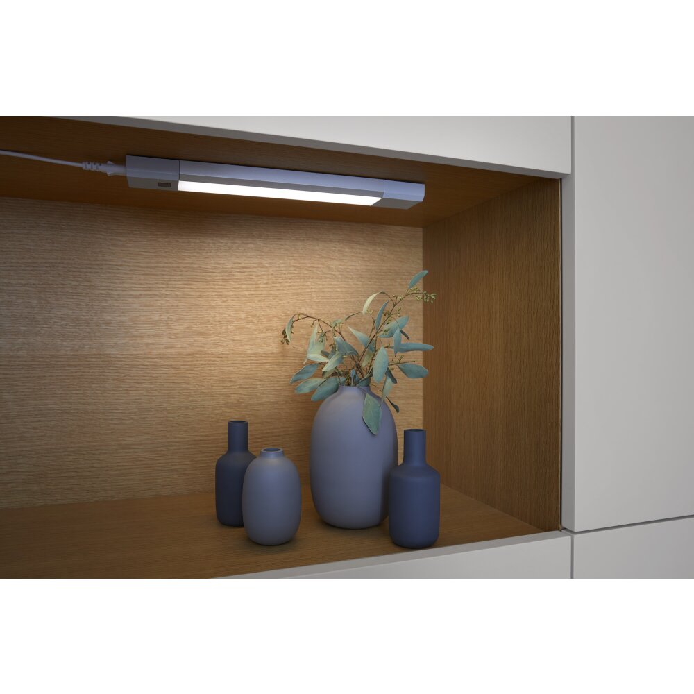 LEDVANCE Linear Unterbauleuchte Grau, 1-flammig, Fernbedienung, Farbwechsler main product photo