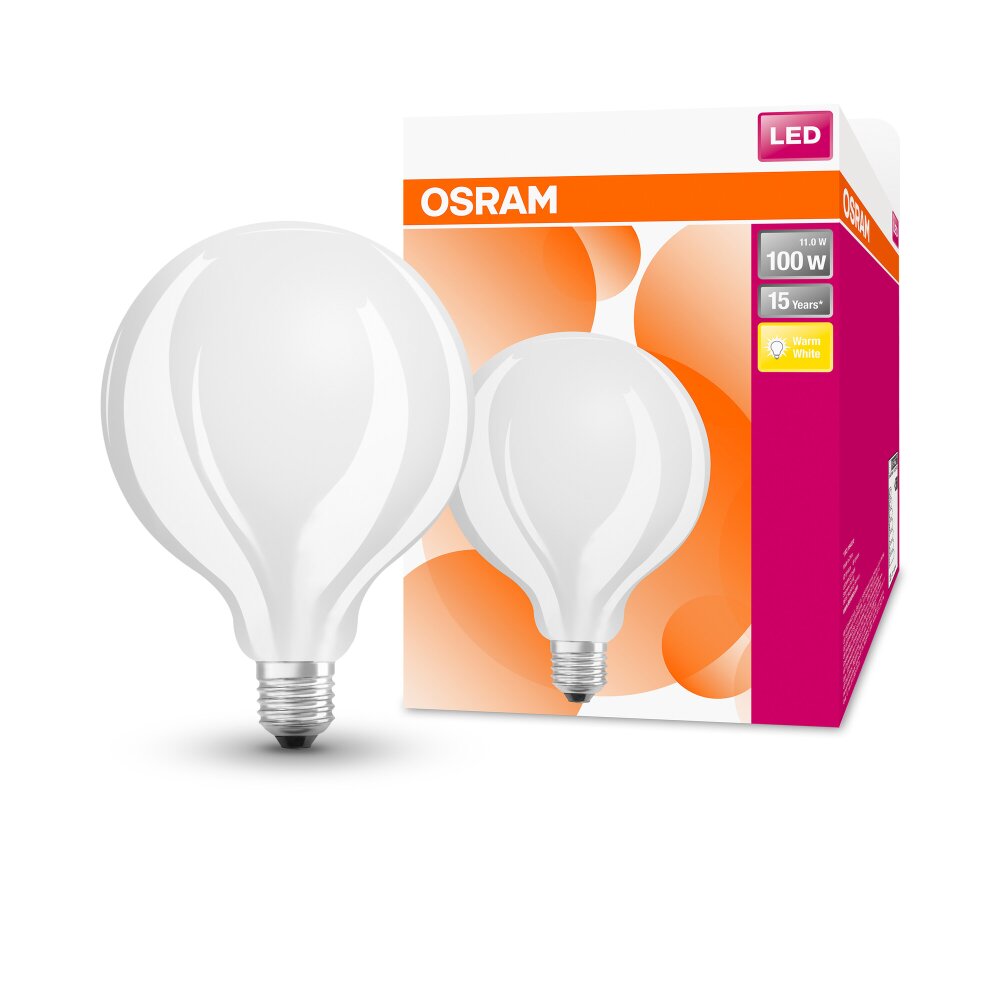 OSRAM LED Retrofit E27 11 Watt 2700 Kelvin 1521 Lumen main product photo
