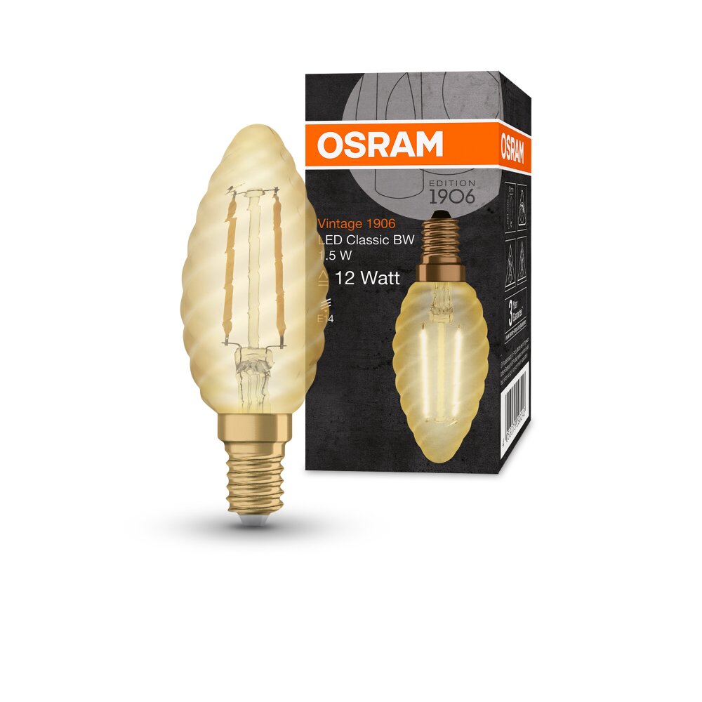OSRAM Vintage 1906® LED E14 1,5 Watt 2400 Kelvin 120 Lumen main product photo