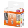 OSRAM LED Retrofit 2er Set E14 4 Watt 2700 Kelvin 470 Lumen