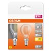 OSRAM LED Retrofit 2er Set E14 4 Watt 2700 Kelvin 470 Lumen
