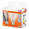 OSRAM LED Retrofit 2er Set E27 6,5 Watt 4000 Kelvin 806 Lumen