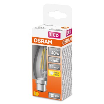 OSRAM LED Retrofit B22d 4 Watt 2700 Kelvin 470 Lumen