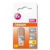OSRAM LED PIN 2er Set G9 4,2 Watt 2700 Kelvin 470 Lumen