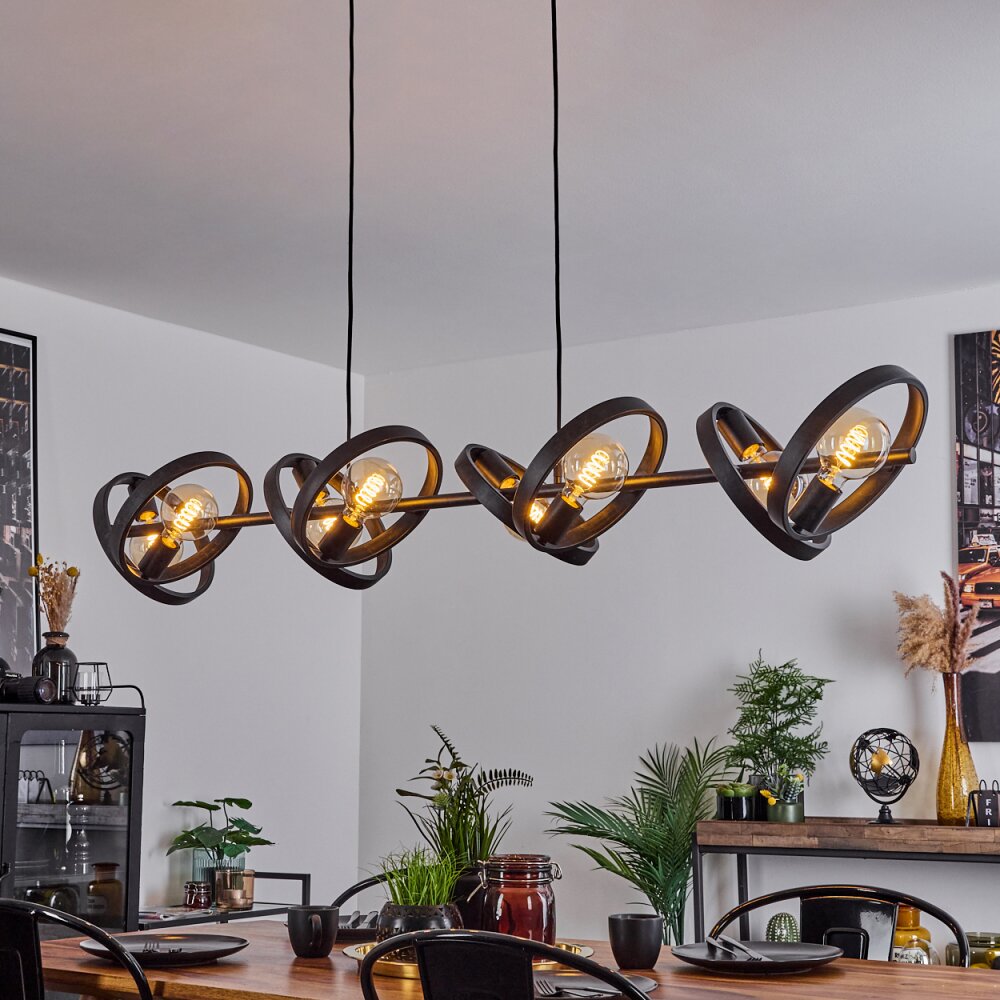 Theareabarivat Pendelleuchte Anthrazit, 8-flammig main product photo